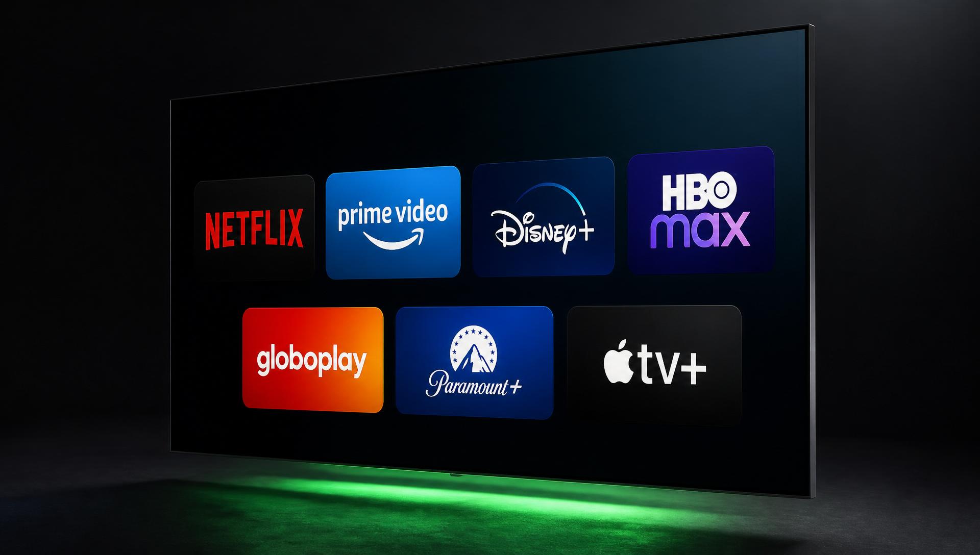Interface do IPTV Valereducacao em uma Smart TV